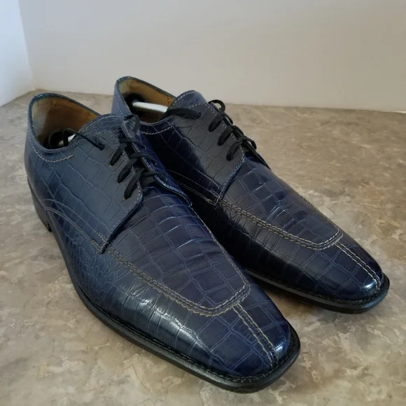 Stacy Adams | Shoes | Stacy Adams Size 3m Blue Crocodile  display picture 1